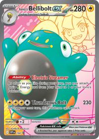 pokemon scarlet violet promos iono s bellibolt ex svp194
