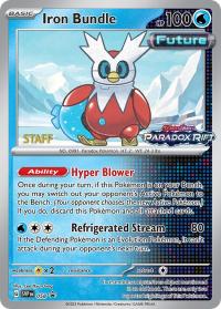 pokemon scarlet violet promos iron bundle svp058 staff