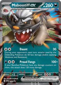 pokemon scarlet violet promos mabosstiff ex svp086