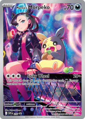 pokemon scarlet violet promos marnie s morpeko svp206