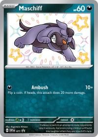pokemon scarlet violet promos maschiff svp071