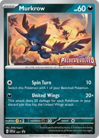 pokemon scarlet violet promos murkrow svp021