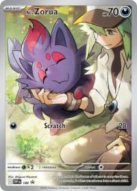 pokemon scarlet violet promos n s zorua svp189