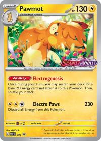 pokemon scarlet violet promos pawmot svp006