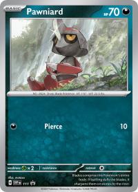 pokemon scarlet violet promos pawniard svp111