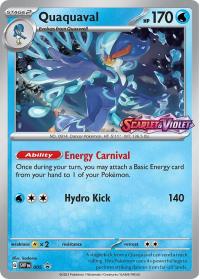 pokemon scarlet violet promos quaquaval svp005