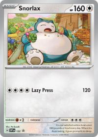 pokemon scarlet violet promos snorlax svp122