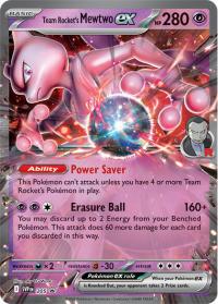 pokemon scarlet violet promos team rocket s mewtwo ex svp205