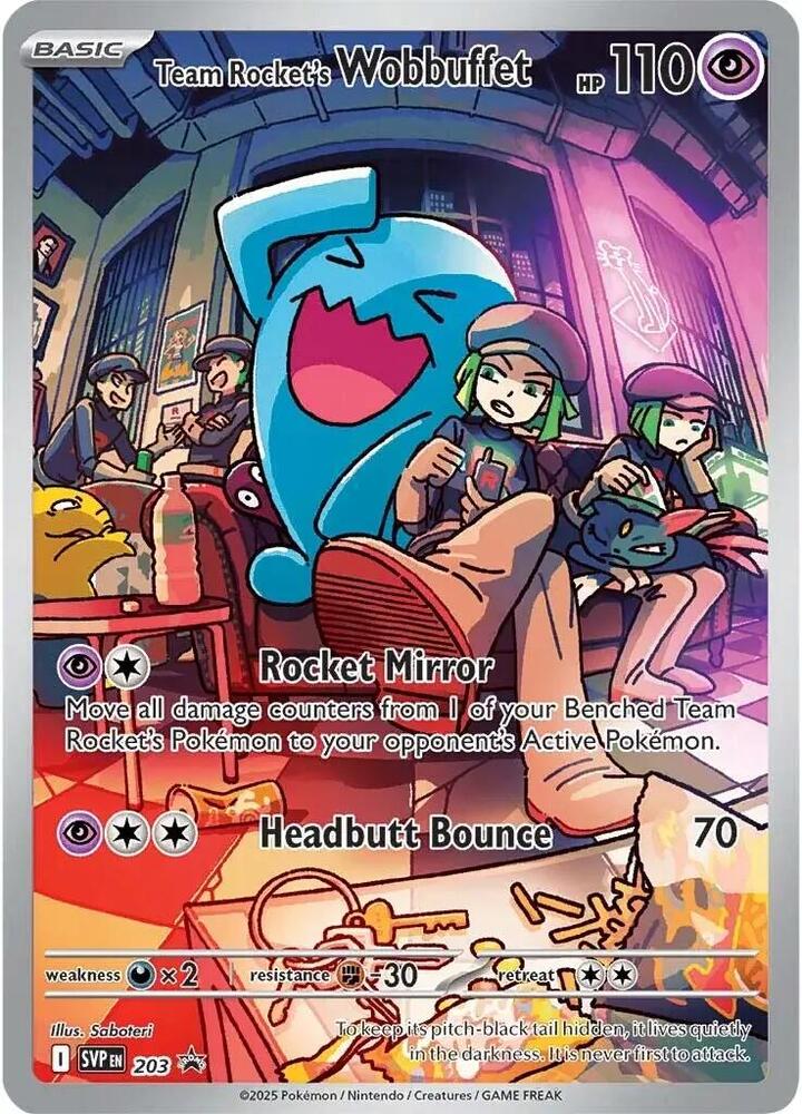 Team Rocket's Wobbuffet - SVP203