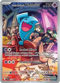 pokemon scarlet violet promos team rocket s wobbuffet svp203