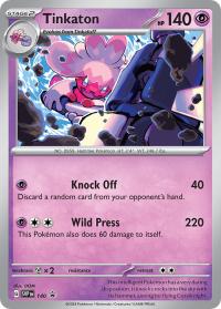 pokemon scarlet violet promos tinkaton svp140