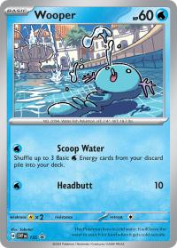 pokemon scarlet violet promos wooper svp155