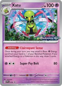 pokemon scarlet violet promos xatu svp059 prerelease promo