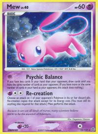 pokemon secret wonders mew 15 132