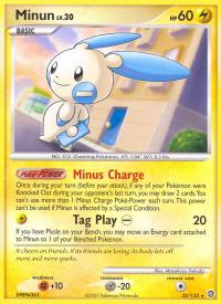 pokemon secret wonders minun 32 132 rh