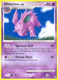 pokemon secret wonders nidorino 57 132