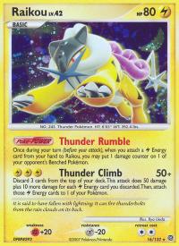 pokemon secret wonders raikou 16 132 rh