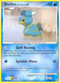 pokemon secret wonders shellos east sea 106 132