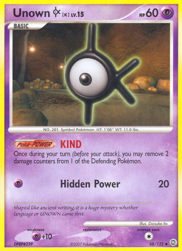 Unown K - 68/132 (RH)