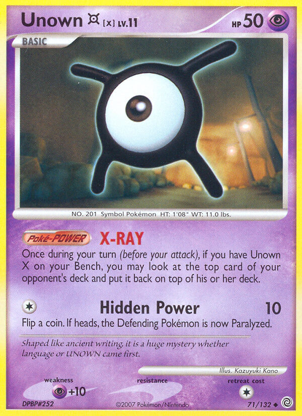 Unown X - 71/132 (RH)