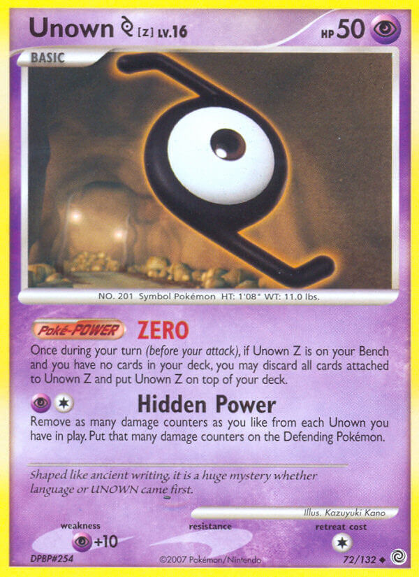 Unown Z - 72/132 (RH)