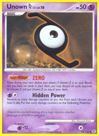 pokemon secret wonders unown z 72 132 rh