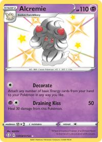 pokemon shining fates alcremie sv58 sv122