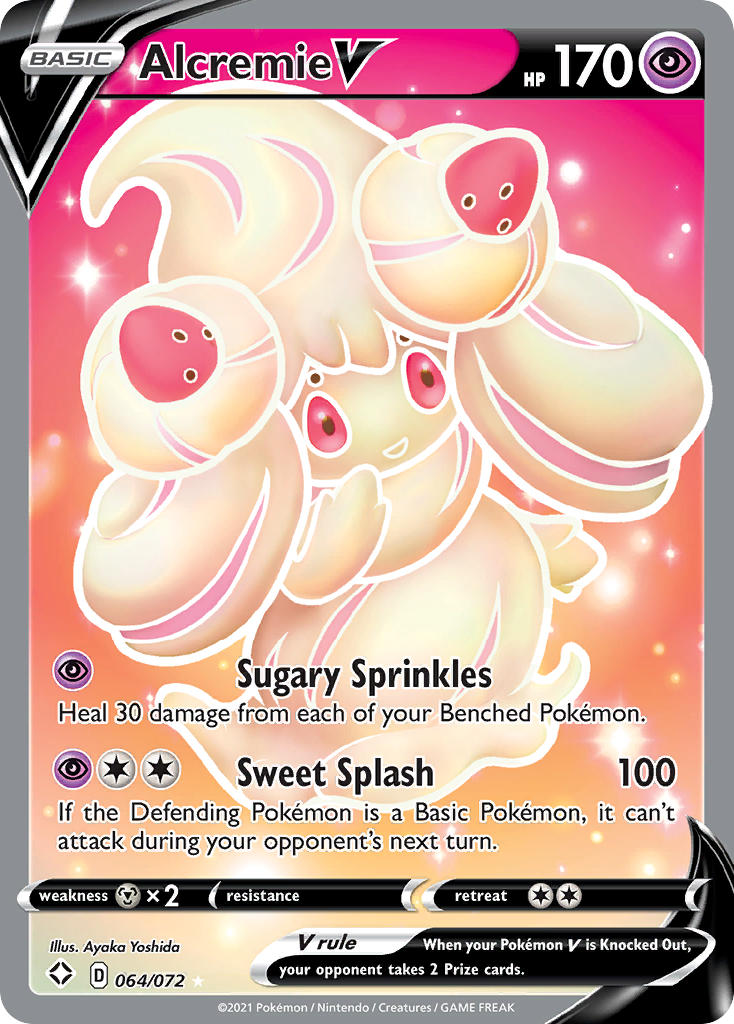 Alcremie V Full Art- 64-72