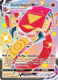 pokemon shining fates centiskorch vmax sv109 sv122
