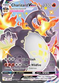 pokemon shining fates charizard vmax sv107 sv122