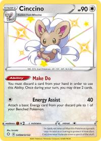 pokemon shining fates cinccino sv94 sv122