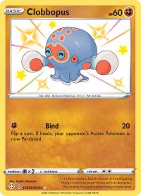 pokemon shining fates clobbopus sv72 sv122