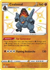 pokemon shining fates coalossal sv69 sv122