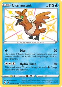 pokemon shining fates cramorant sv30 sv122