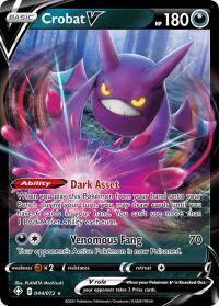 pokemon shining fates crobat v 44 72