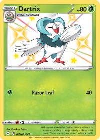 pokemon shining fates dartrix sv2 sv122