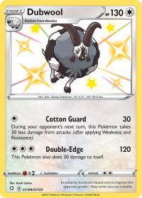 pokemon shining fates dubwool sv104 sv122