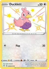 pokemon shining fates ducklett sv95 sv122