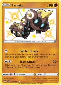 pokemon shining fates falinks sv74 sv122