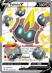 pokemon shining fates falinks v sv115 sv122