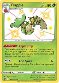 pokemon shining fates flapple sv13 sv122