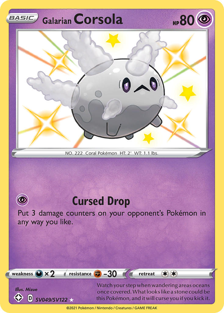 Galarian Corsola - SV49-SV122