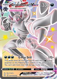 pokemon shining fates grimmsnarl vmax sv117 sv122