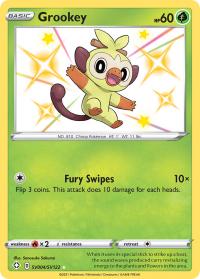 pokemon shining fates grookey sv4 sv122