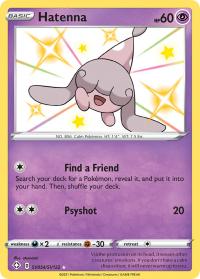 pokemon shining fates hatenna sv54 sv122