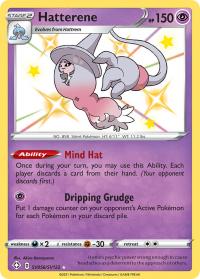 pokemon shining fates hatterene sv56 sv122