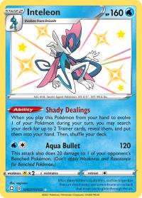 pokemon shining fates inteleon sv27 sv122