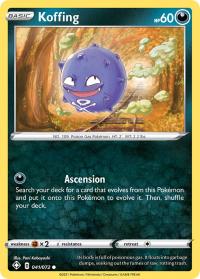 pokemon shining fates koffing 41 72