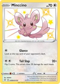 pokemon shining fates minccino sv93 sv122