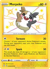 pokemon shining fates morpeko sv44 sv122